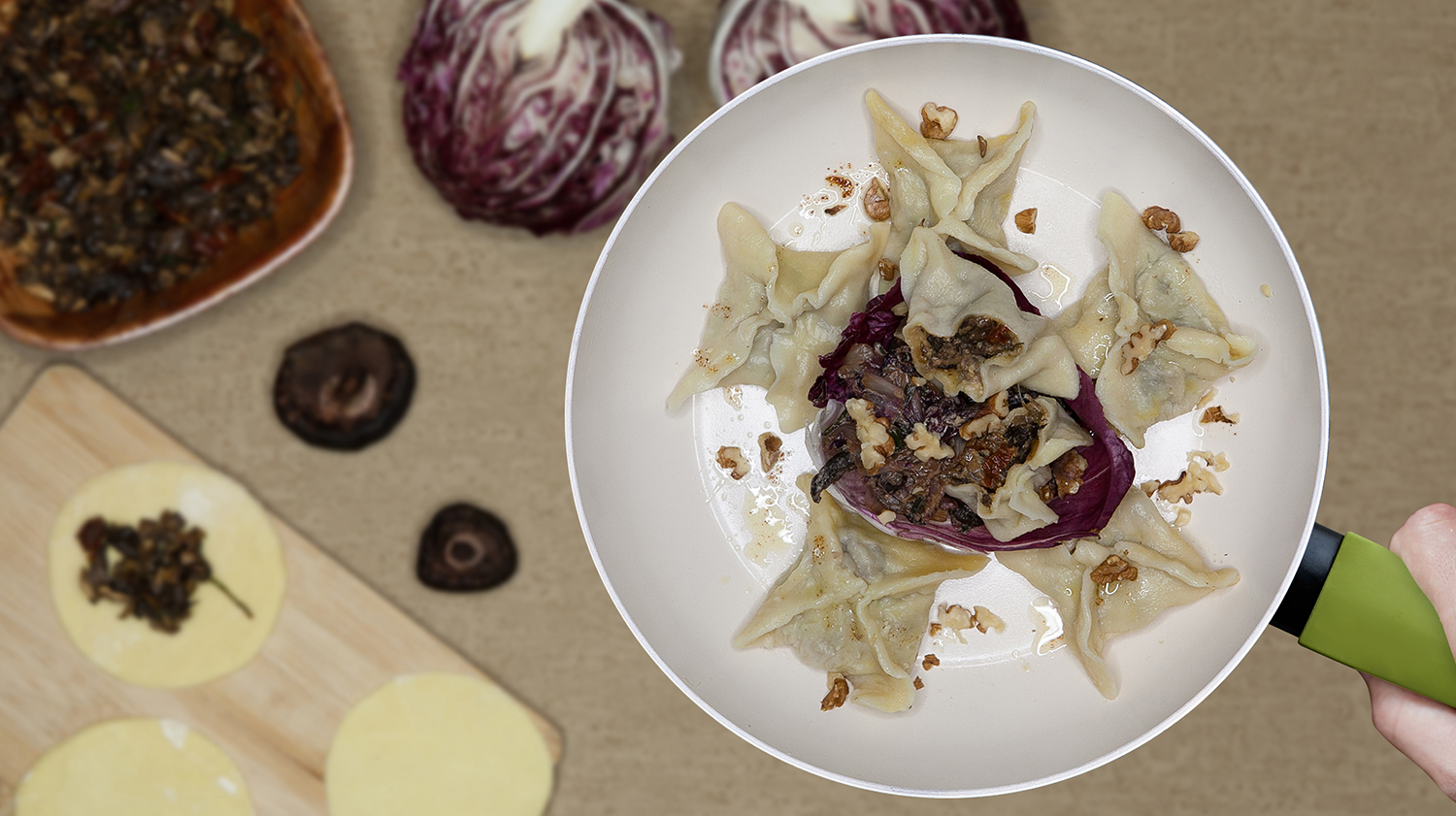 Wareniki mit Pilzfüllung - Foodblog Pfannenliebling