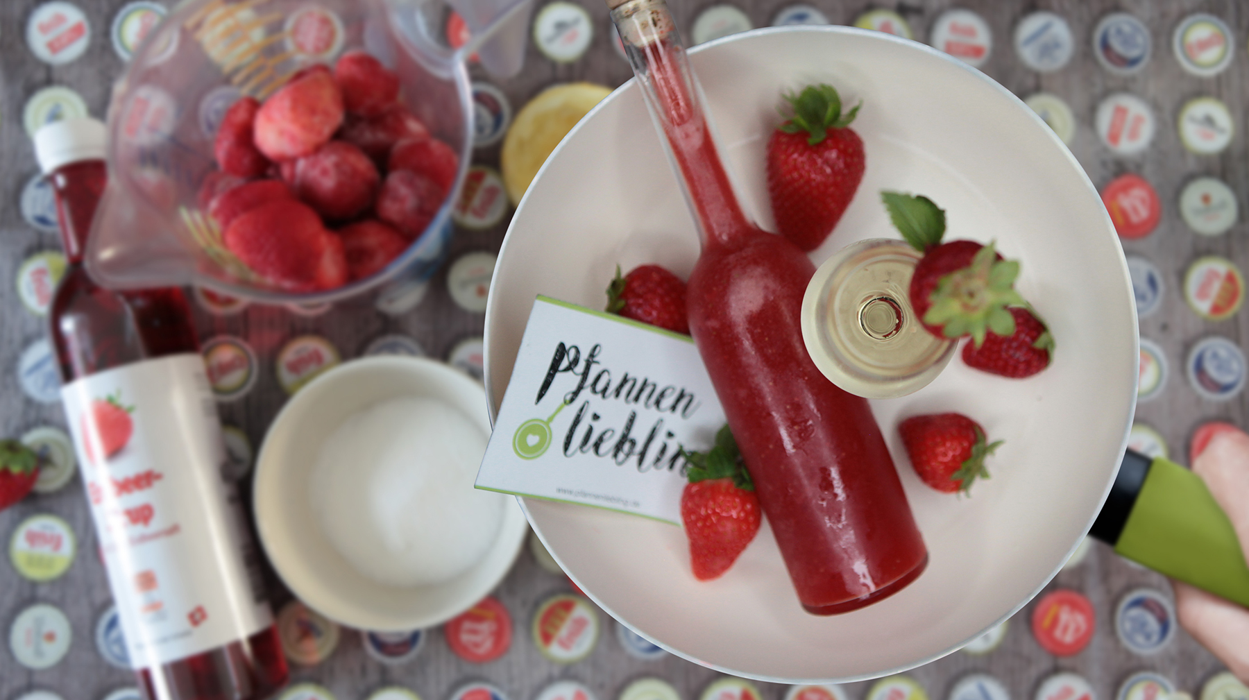 Erdbeerlimes - Foodblog Pfannenliebling